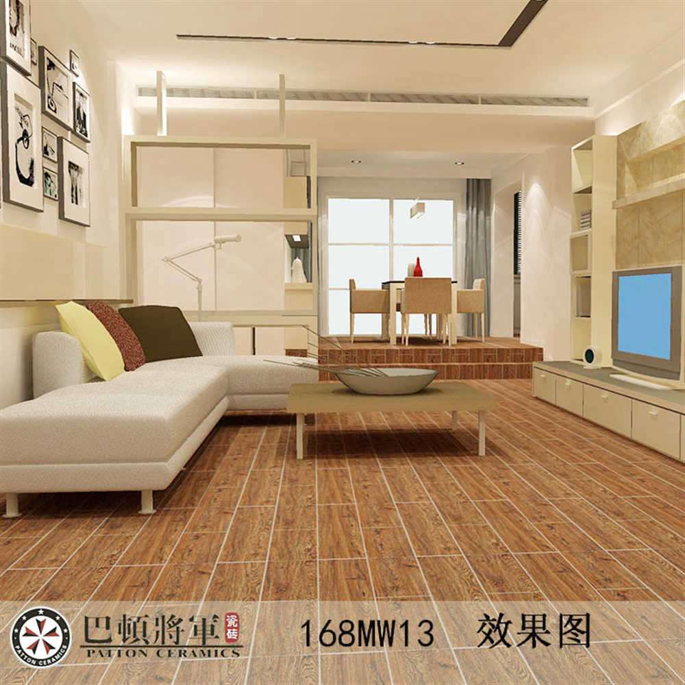 【巴顿将军】瓷木地板砖 168mw13